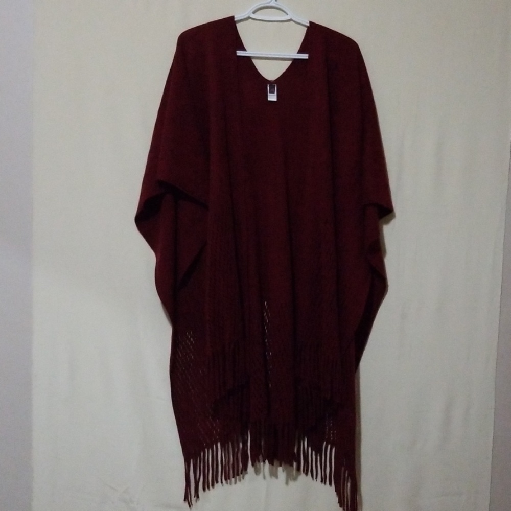 🌷Maroon Wool Shawl